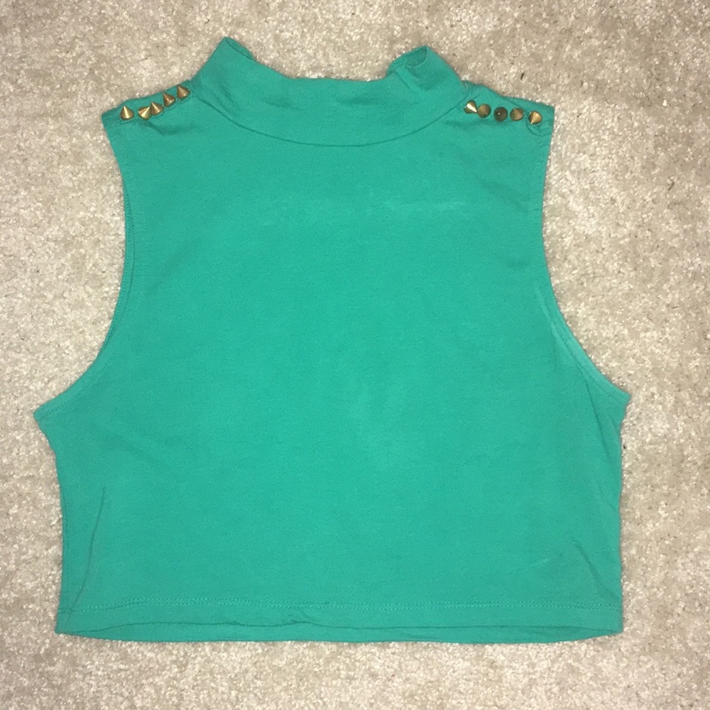 Studded Crop Top